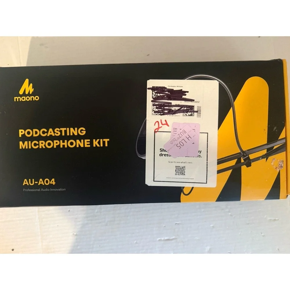 MAONO AU-A04 USB Microphone with AU-MH601 Studio Monitor Headphones Bundle